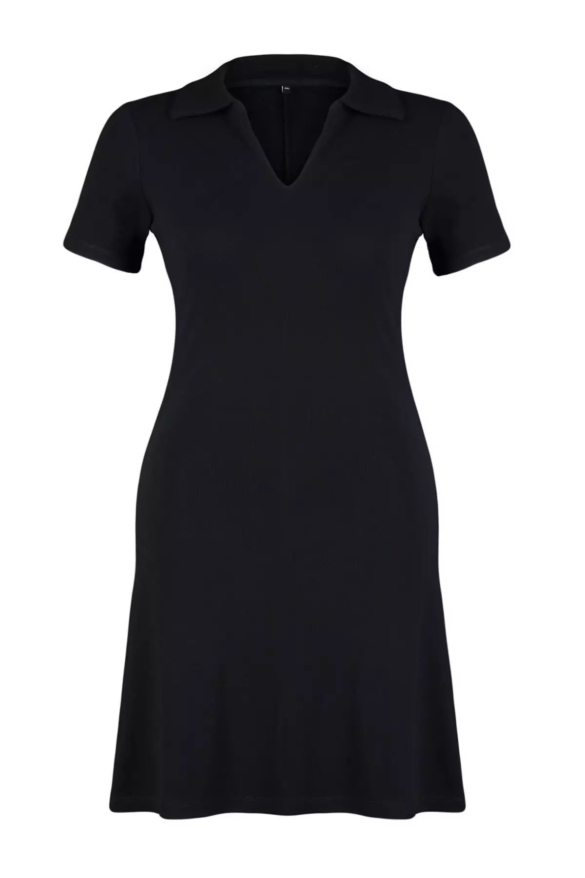 Plus Size Polo Neck Dress