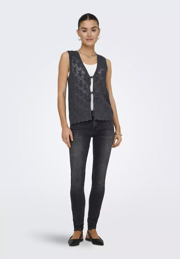 Kofi Bayo V-Neck Tie Vest