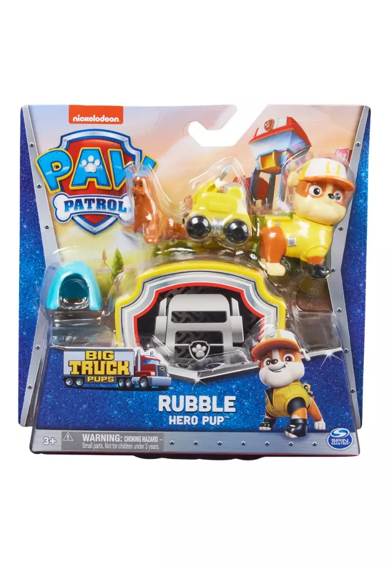 Paw Patrol Hero Pup Core Rubble - Le Chien De Chantier Prêt à Sauver La Mise