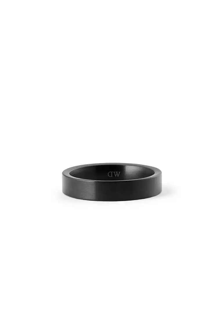 Line Ring Brushed Graphite 4.5mm - Unisex Ring for women and men stainless steel Ring DW Official Authentic Original 戒指 不鏽鋼戒指 DW 官方正品