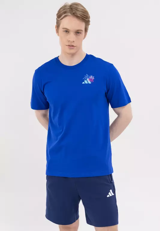 Lounge Pastel Embroidery Graphic T-Shirt