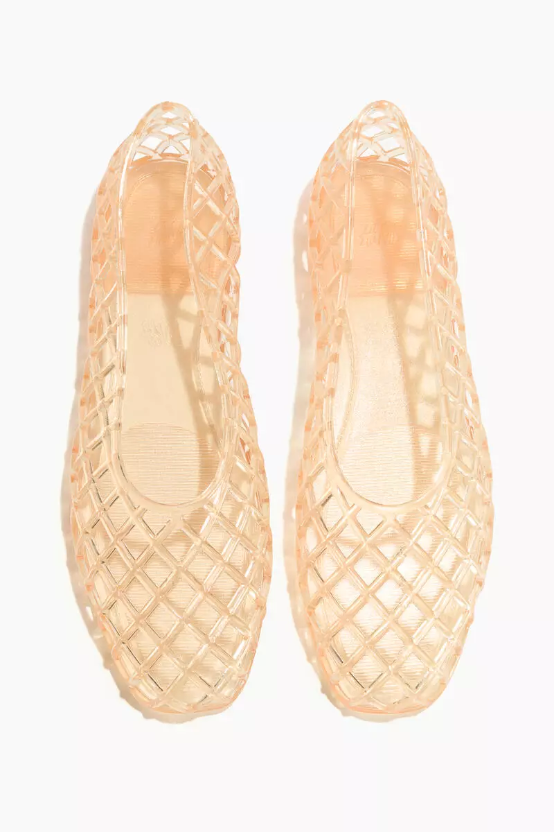 Jelly ballet flats