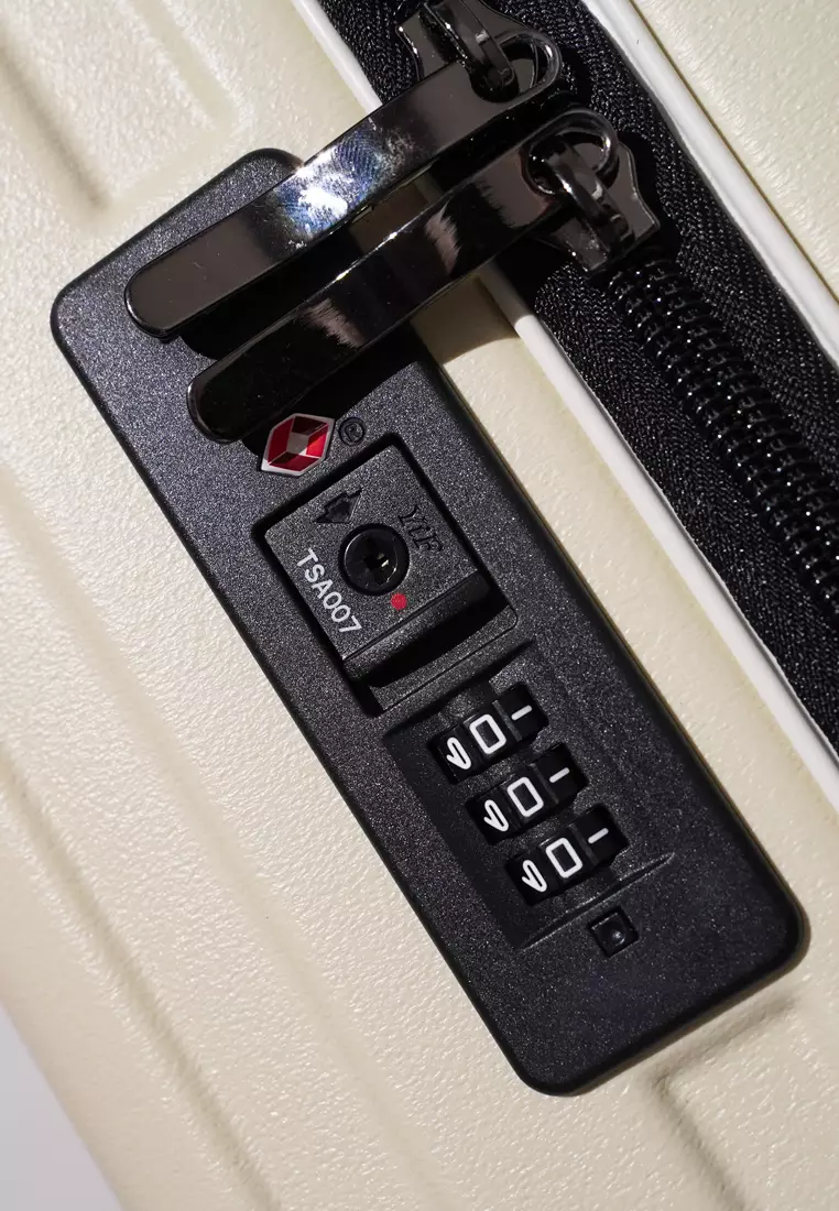 Sigma 28" Large Hard Case Luggage Milky