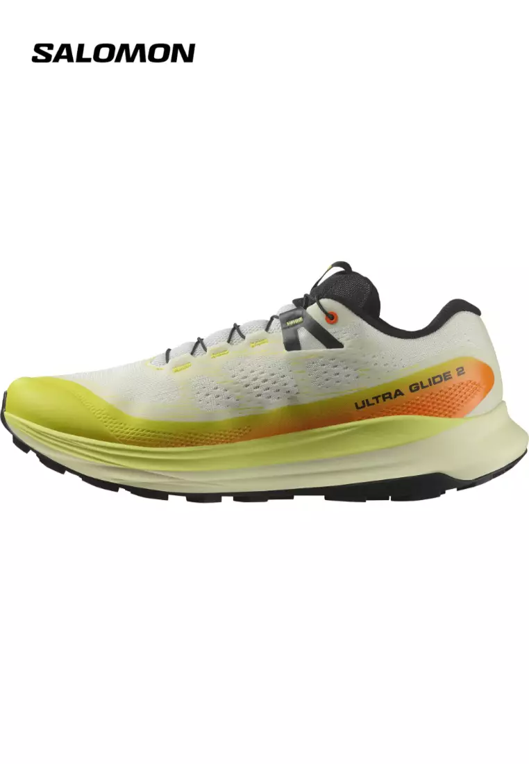 ULTRA GLIDE 2 Men Trail Running Shoes in Vanilla Ice / Sulphur Spring / Dragon Fire