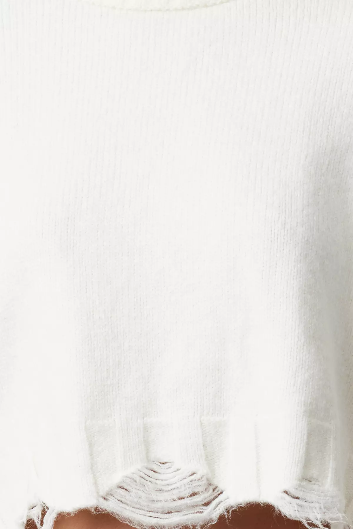Crop Super Wide fit Soft Textured Knit Sweater