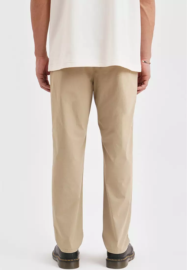 Buy Penshoppe Slim Fit Ankle Length Nylon Stretch Trousers 2024