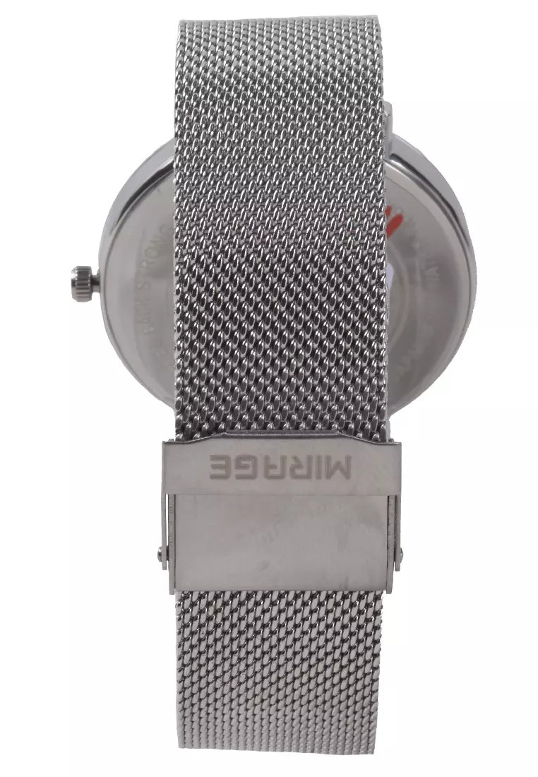 Mirage - Jam Tangan Analog Pria - Silver - Stainless Steel - 8624M-G