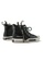 Twenty Eight Shoes black High Top Canvas Zipper Sneakers XO-01 E39B4SH74A02AFGS_4