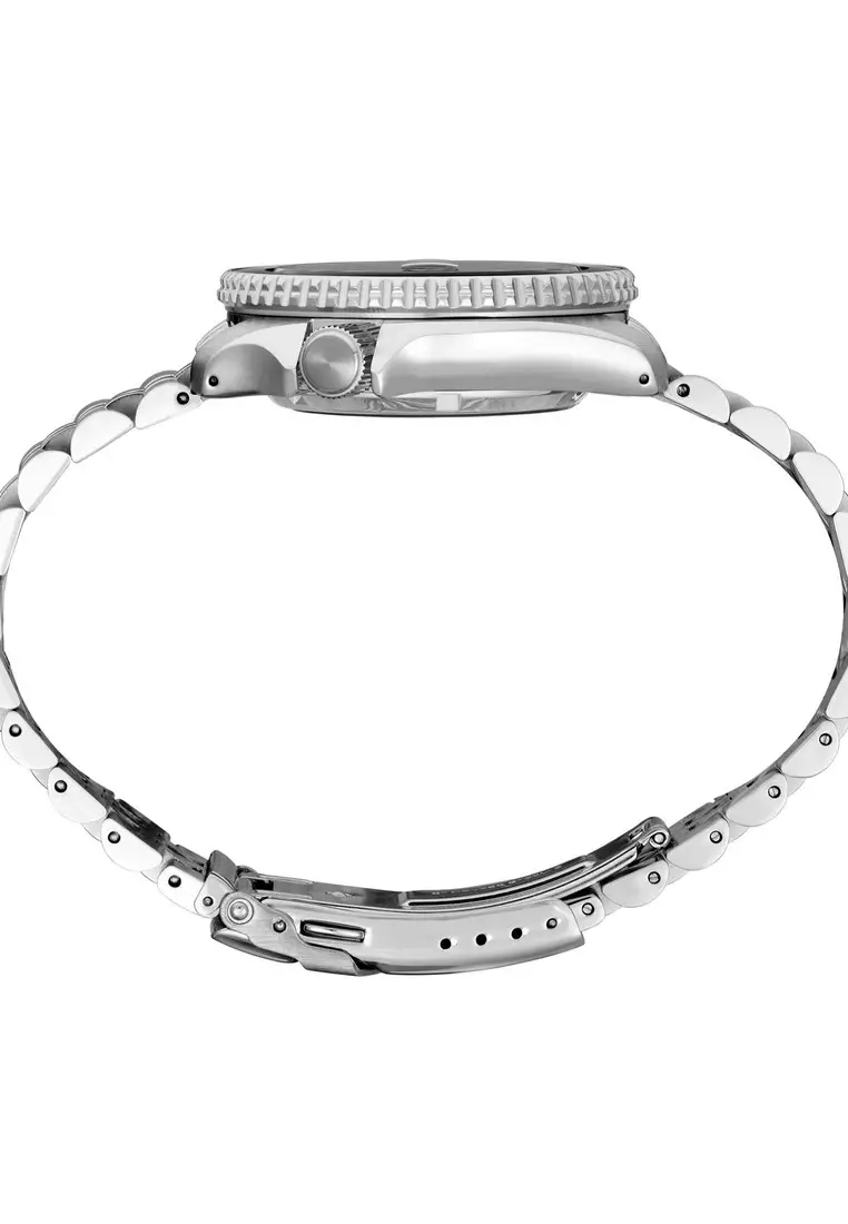 GMT SSK003K1 Automatic Men's Watch | Blue Dial with Silver Stainless Steel Band