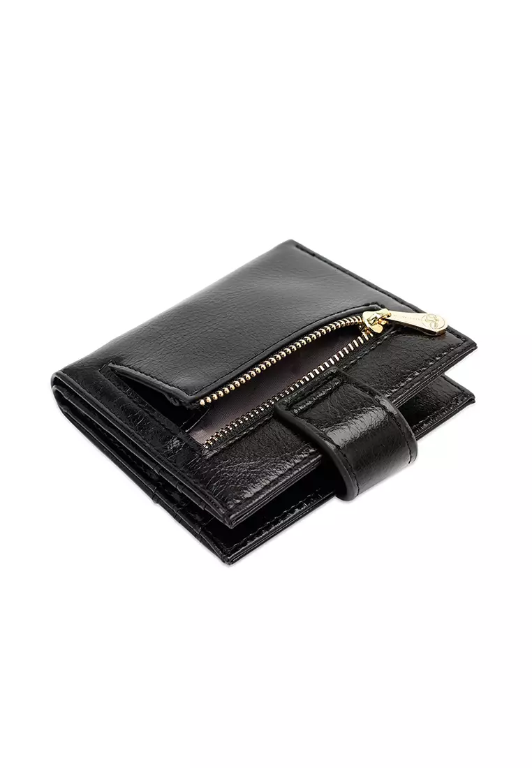 Women's Short Purse / Card Holder - Black