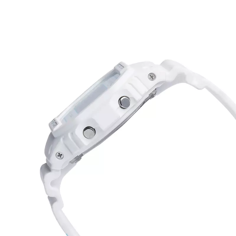 Jam Tangan Couple Casio G-Shock LOV-21B-7DR Presents Lovers Collection Digital Dial White Resin Band