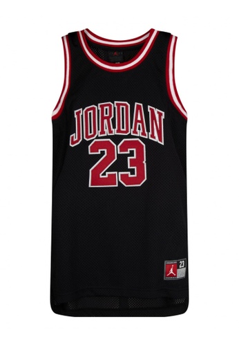 Jordan black Jordan Boy's Signature 23 Logo Jersey - Black B055BKA290A763GS_1