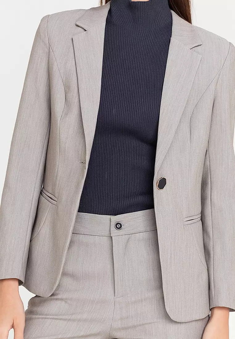 Buy Well Suited Fitted Suit Jacket 2023 Online ZALORA Philippines
