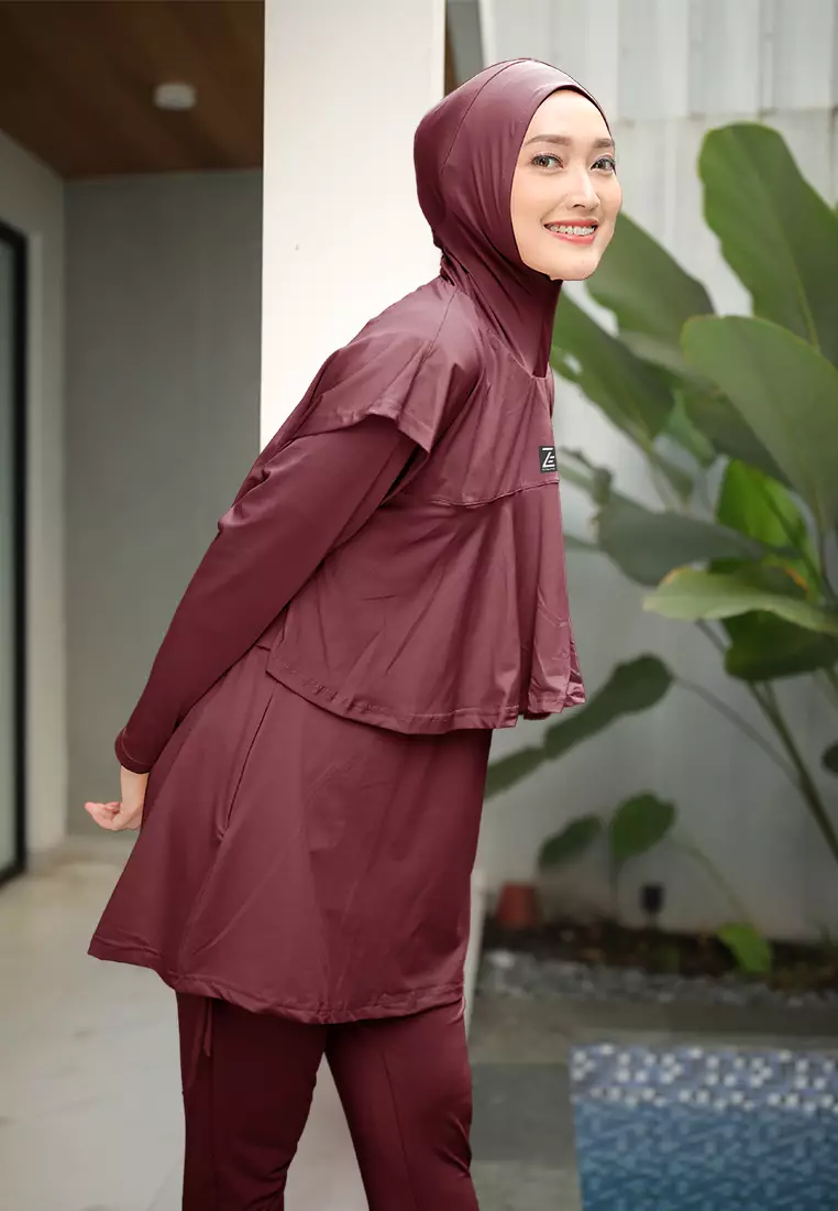 Baju Renang Muslimah Cetta Basic Swimwear Bigsize