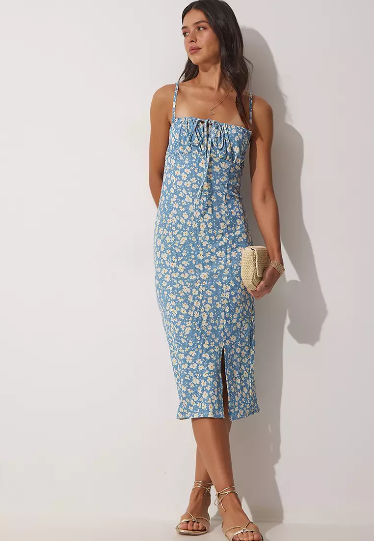 Floral Slit Summer Dress