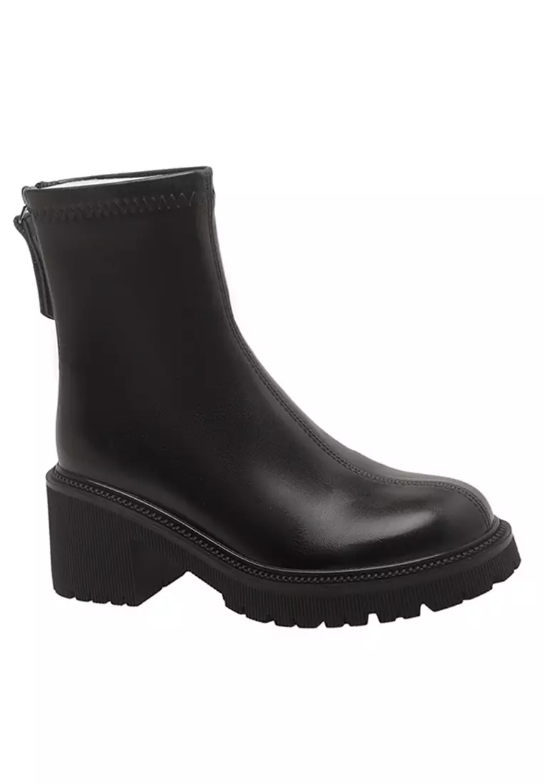 Discount on Twenty Eight Shoes  shoes - SKU: Platform Microfiber Leathers Zipper Boots Tld8005-1