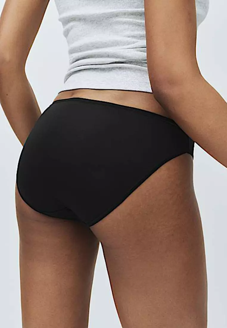 5pk Microfibre Low Rise Bikini Knickers