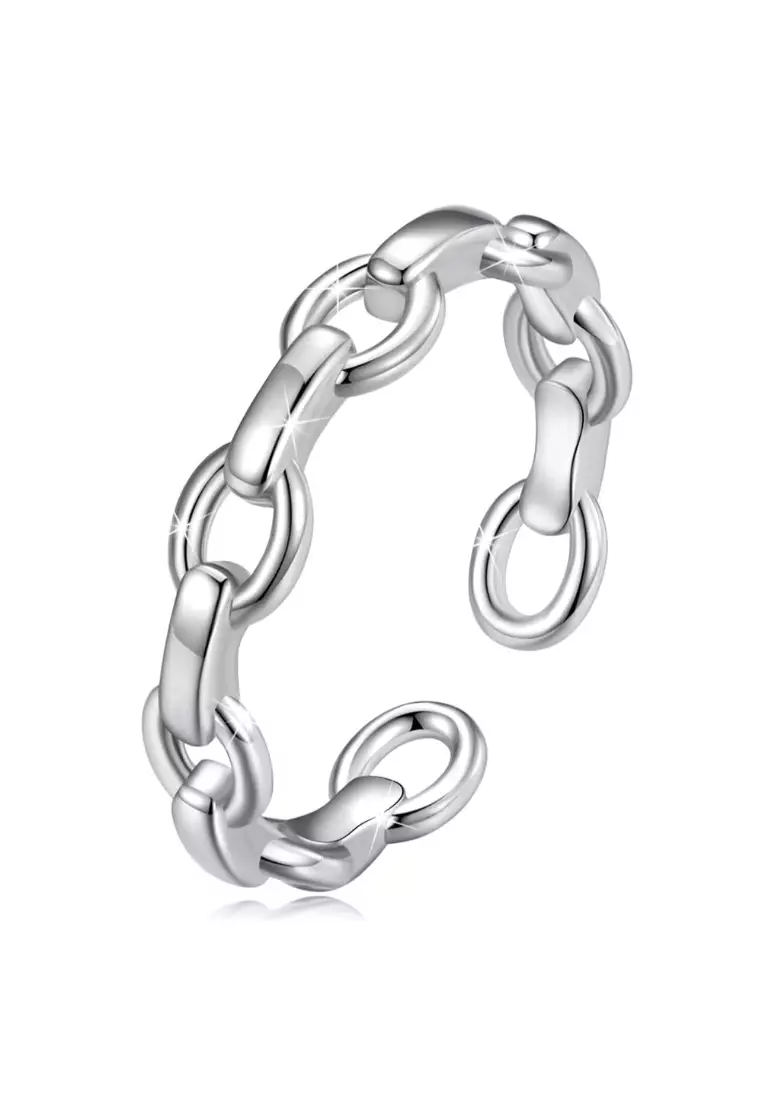 Buy 925 Signature 925 SIGNATURE Solid 925 Signature Silver Chain Link