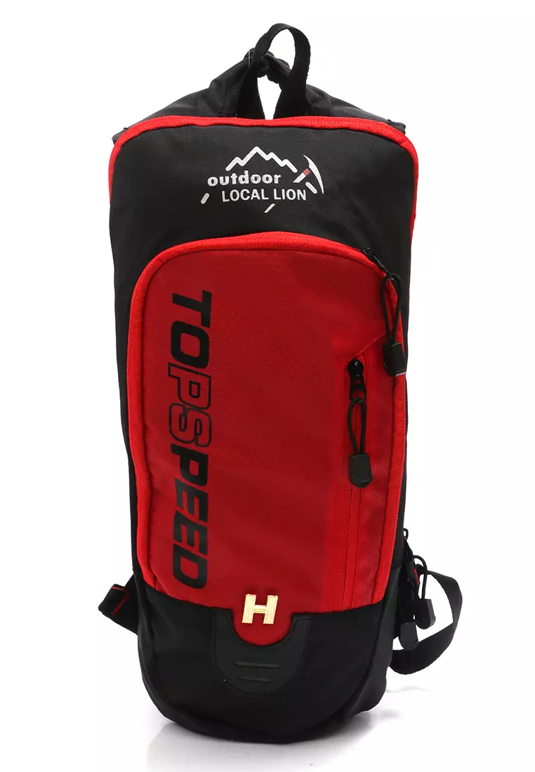 Dermash Bike Backpack Sport Unisex Casual Large Storage Material Cordura ORIGINAL - Red
