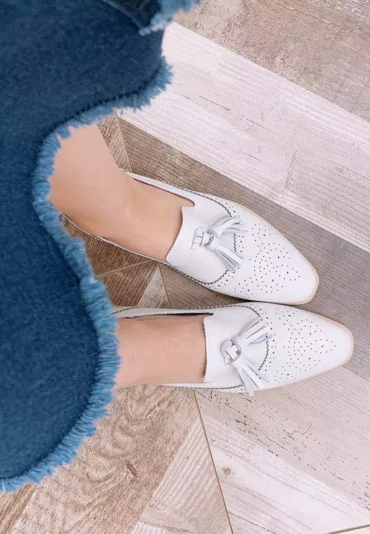 Brogue Leather Tassel Loafers TH8016-2