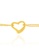 DS Jewelry gold SDAT-017: 18K-YG Ball with Heart Anklet D83F5AC71B729AGS_2