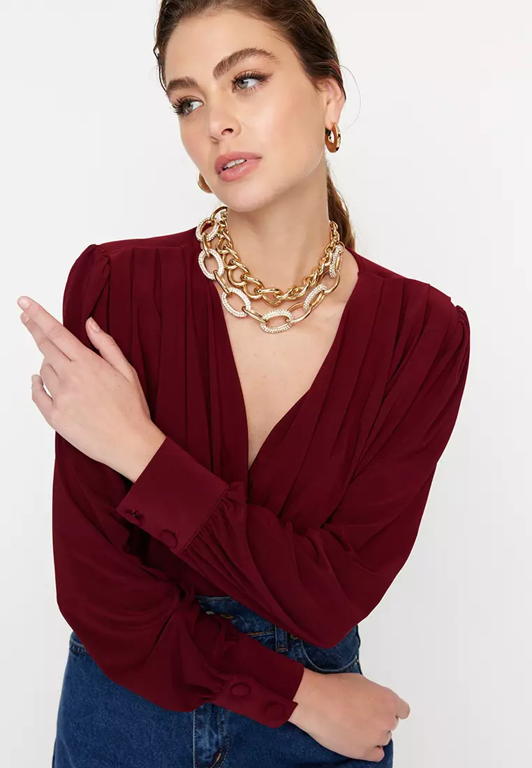 Gathered Detailed Bodysuit