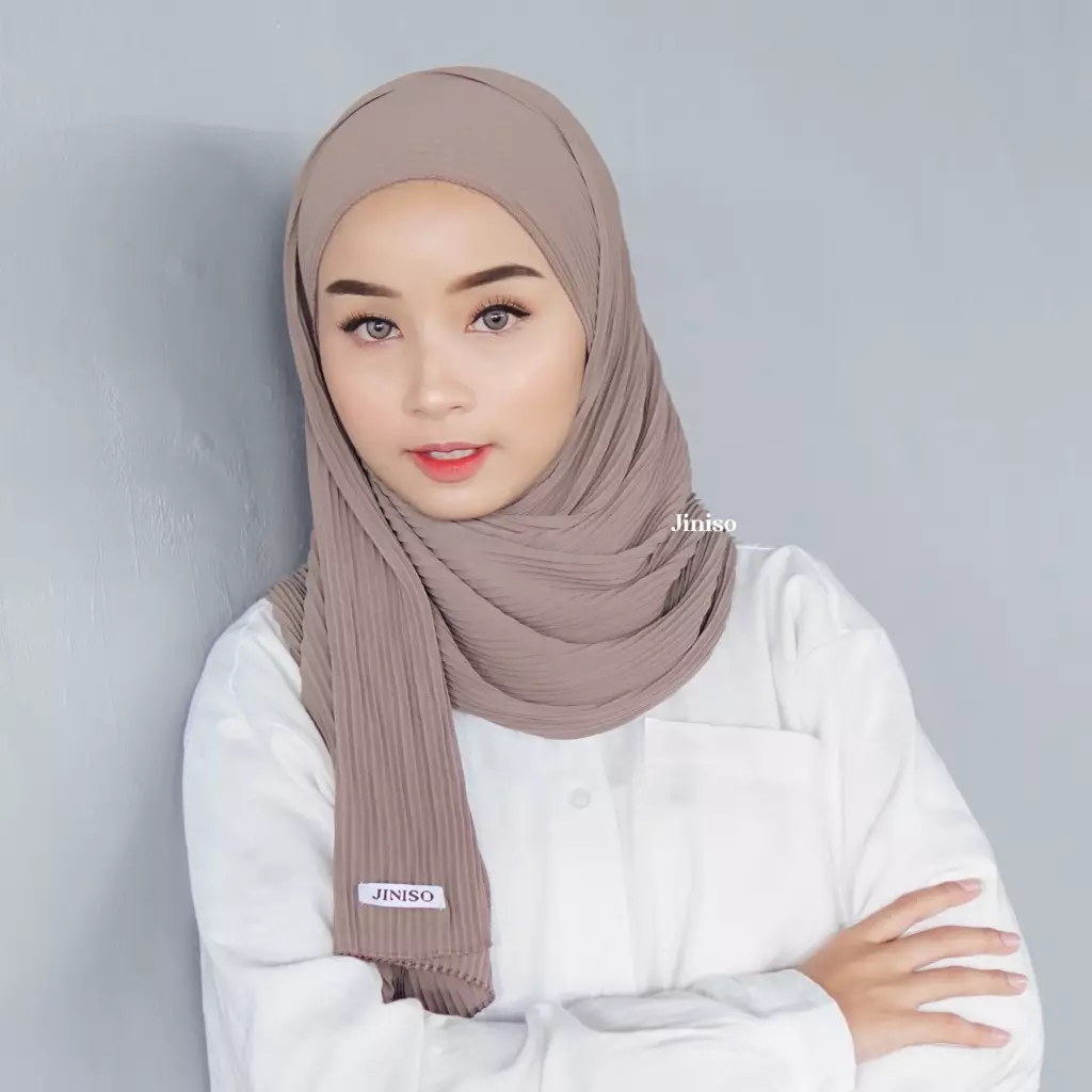 AURA Active Hijab Pashmina Plisket Shawl