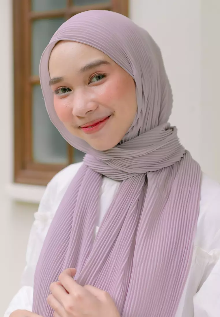 Ayra Pleats Shawl Baby Nude