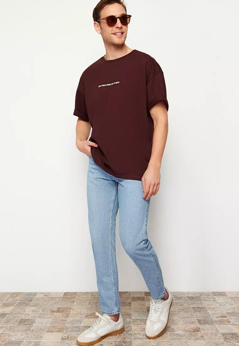 Light Blue 100% Cotton Essential Fit Jeans