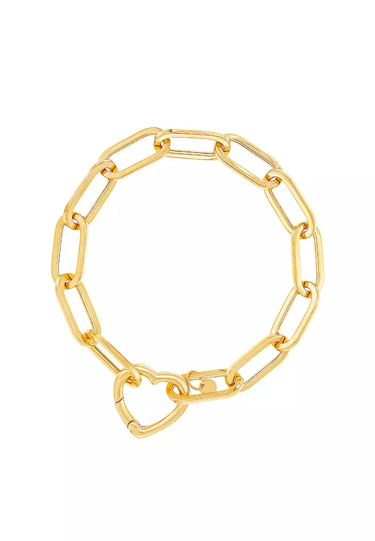 HABIB 916 Oro Italia Graffetta Yellow Gold Bracelet GW37540321 (22K Gold)