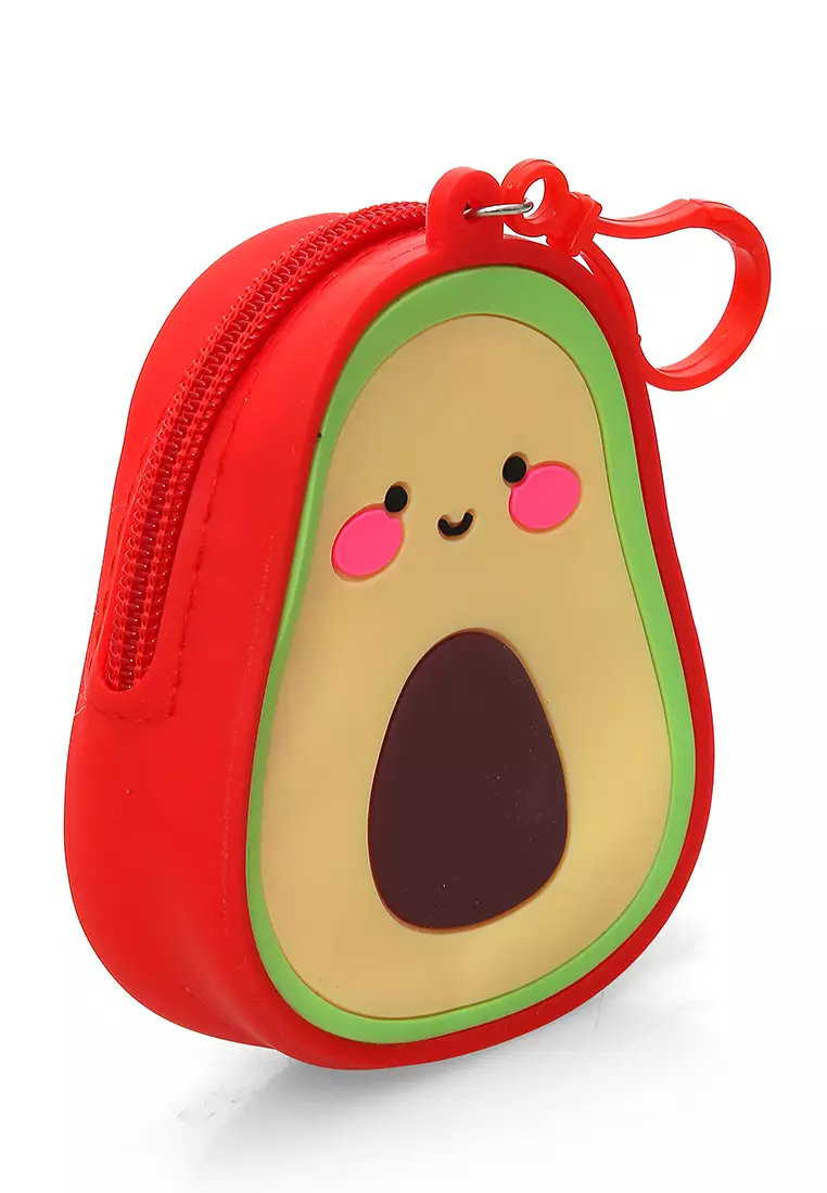 Chloe Dompet Jelly Anak Unisex Coin Purse Uniqe Design Material Silicone ORIGINAL - Red