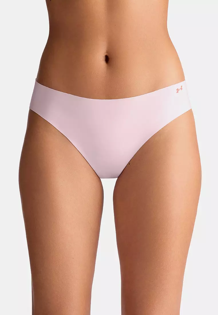 Pure Women's 3-Packs No Show Bikini Panties
