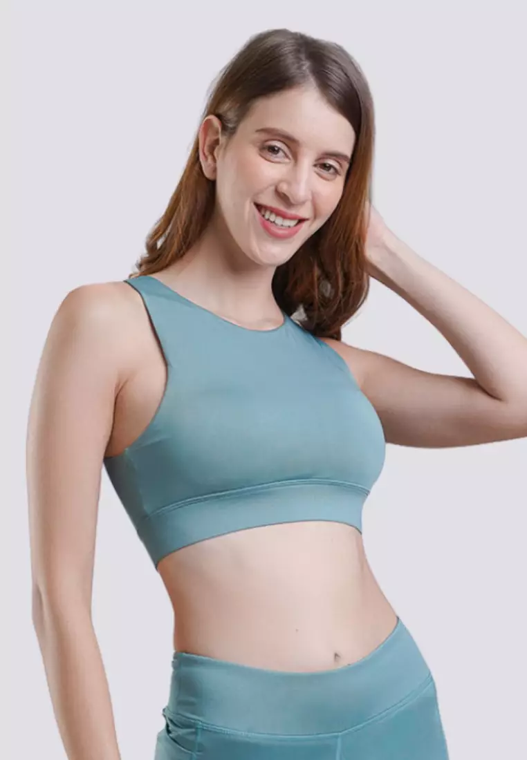 Buy Danskin Mighty Move Sports Bra with Removable Pads Women Activewear  2024 Online