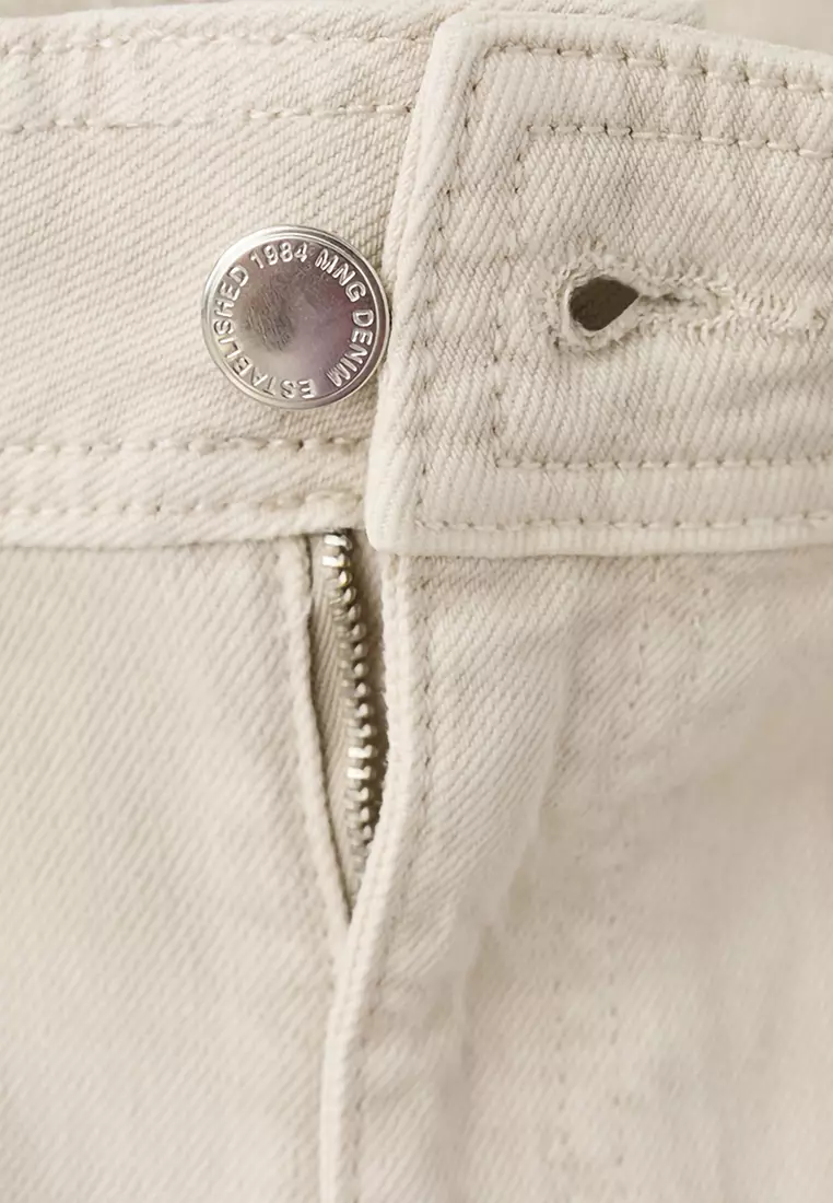 Wide-Leg Jeans With Pockets