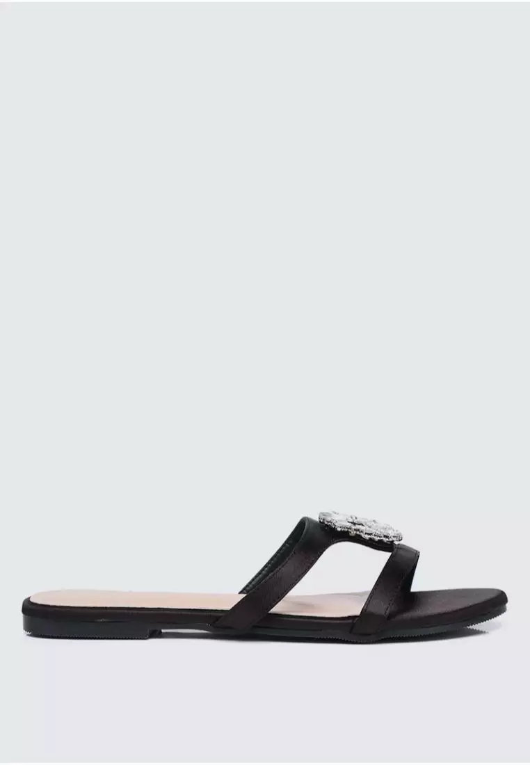 Discount on My Ballerine  shoes - SKU: Katherine Comfy Sandals In Black