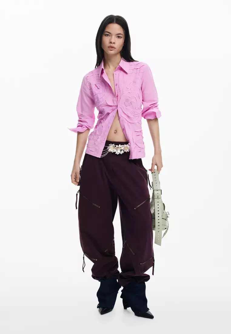 Wave Embroidery Shirt