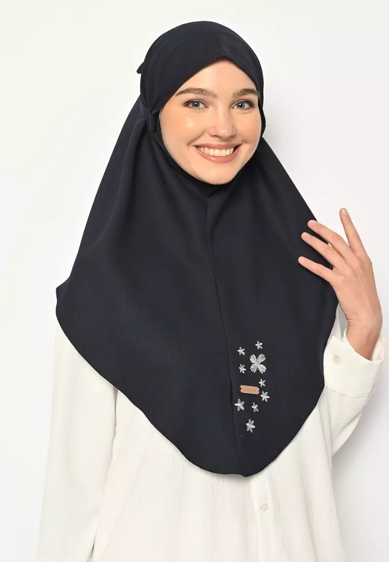 Bergo Azzura Embroidery Navy