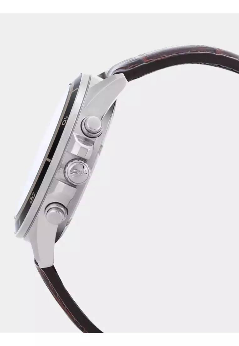 Casio edifice chronograph top silver stainless steel bracelet