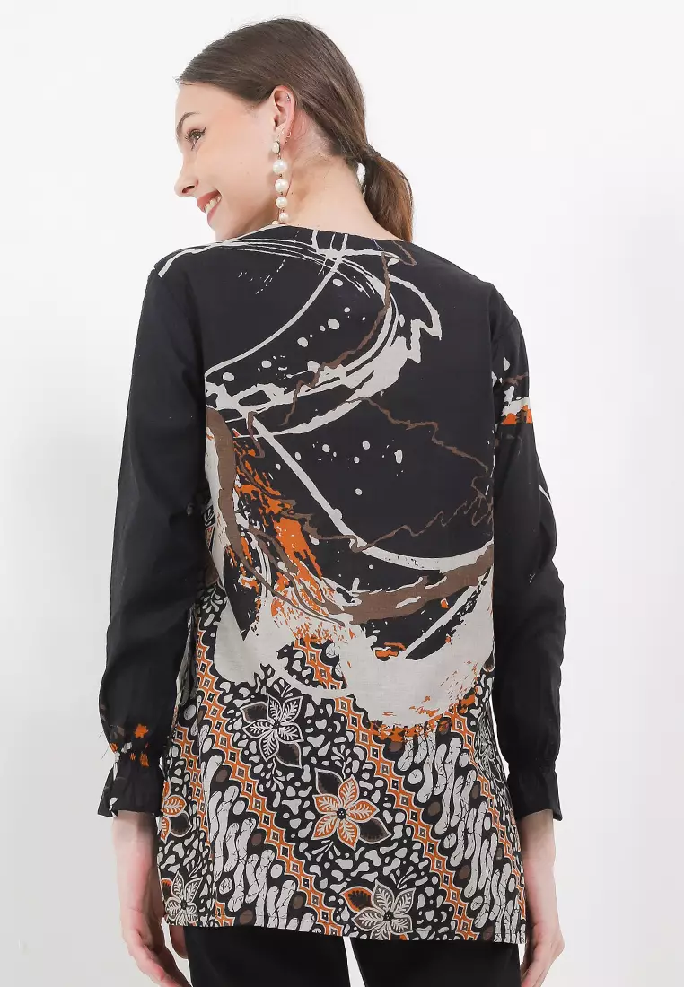 Tyaga Blouse Batik Premium Wanita Casual Modern