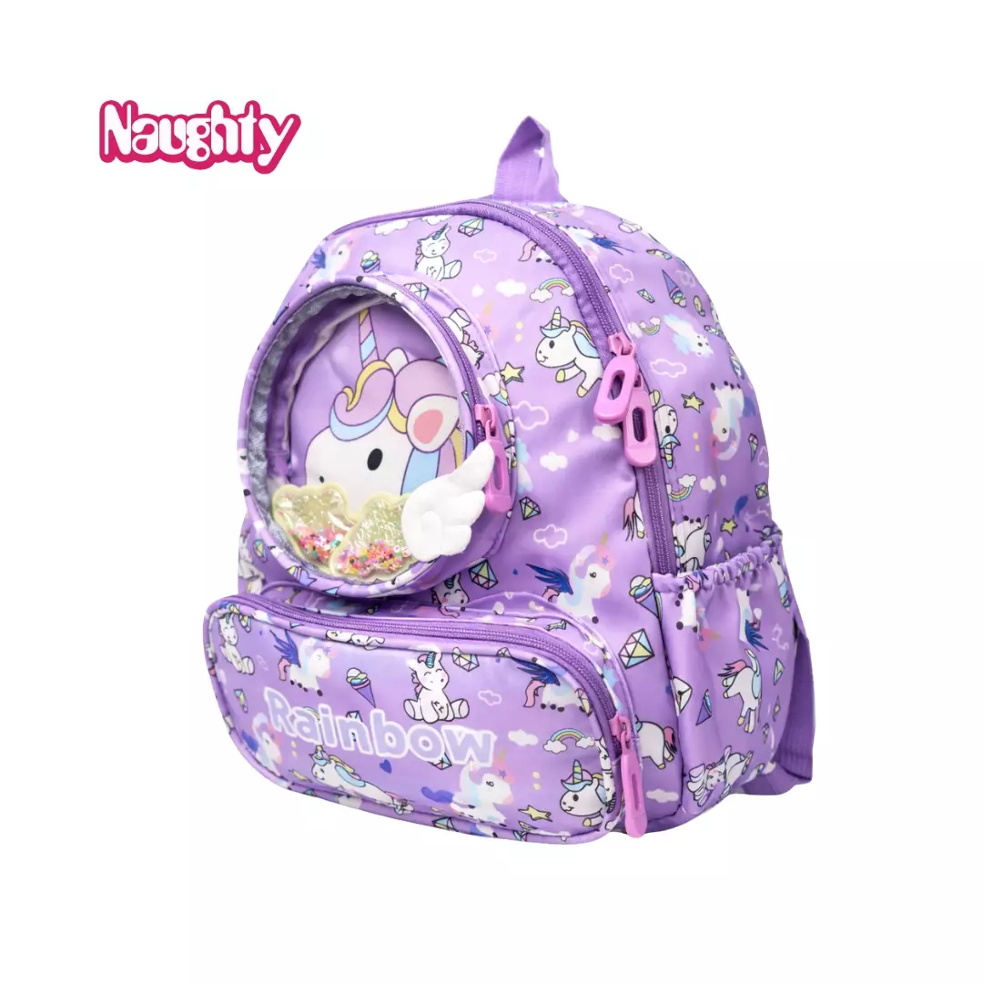 Tas Ransel Anak Perempuan Sekolah Tk Paud Backpack Unicorn G640 2509018 Naughty Accessories