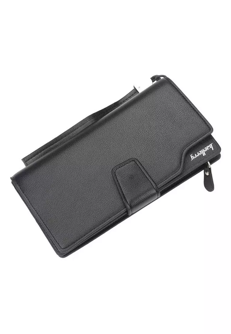 Dompet Fashion Pria Model Panjang Many Slot Elegant Design Material PU Leather ORIGINAL