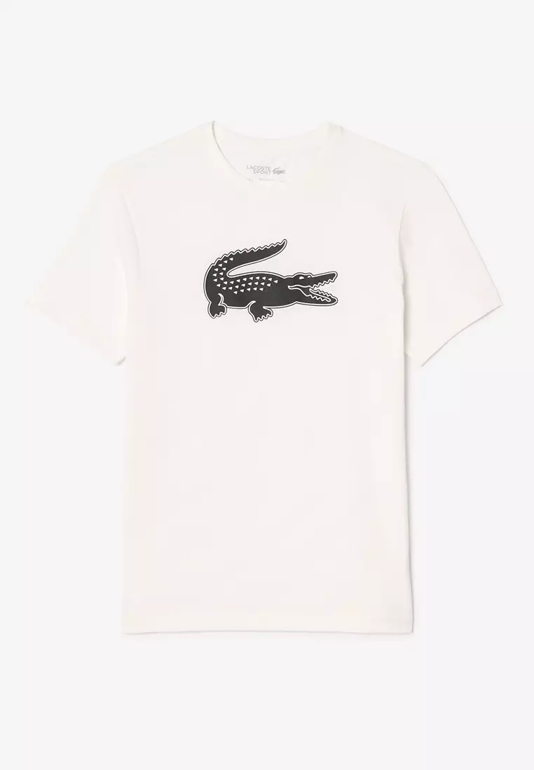 Men's LacSport 3DPrnt Crocodile Breathable Jrsy T-shrt