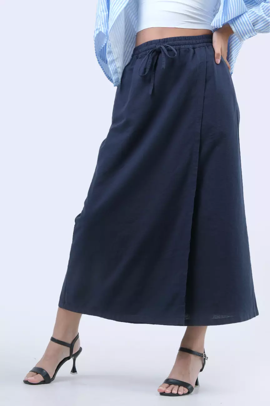 Rok Panjang Wanita Bridgette Dark Navy