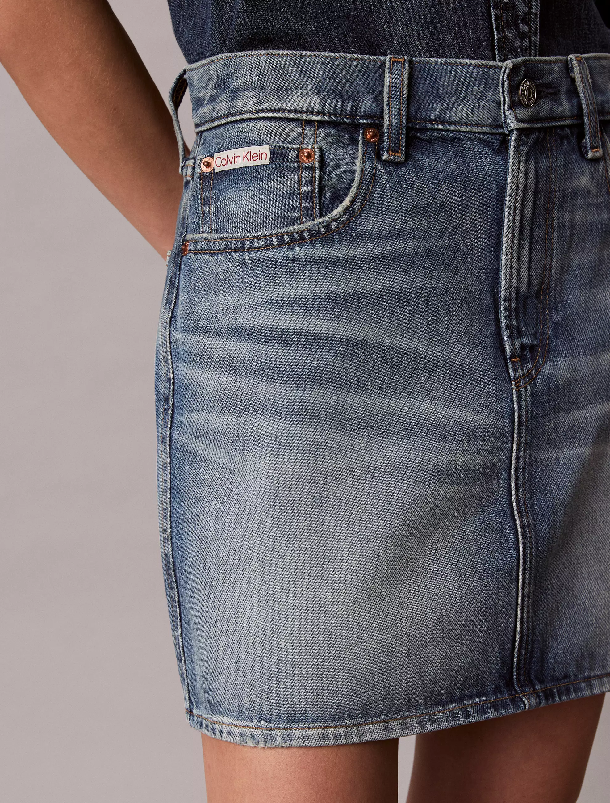 Calvin Klein - Denim Mini Skirt