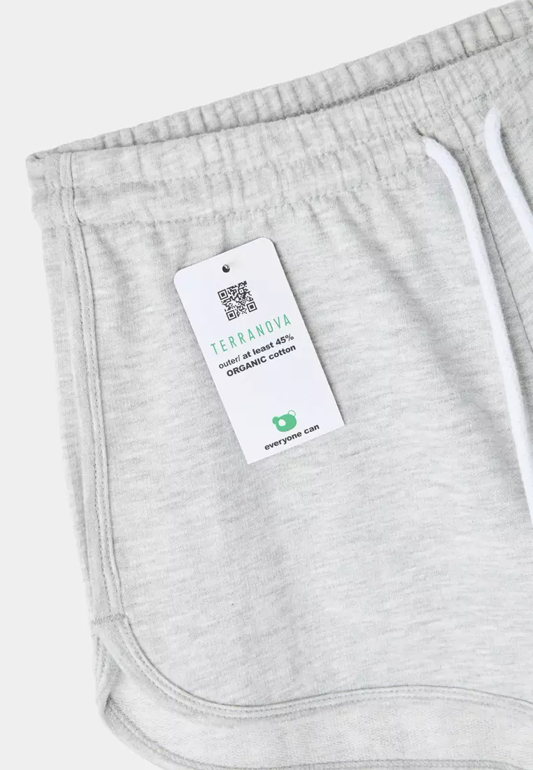 Drawstring Closure Gym Shorts for Women