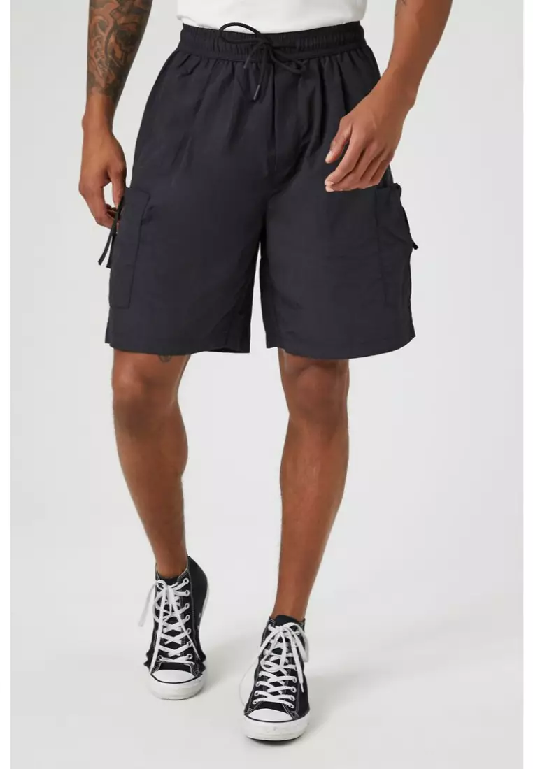 Cargo drawcord shorts sales