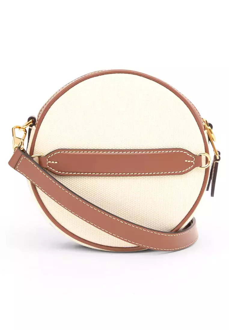 Buy Burberry Burberry Logo Graphic Canvas And Leather Louise Crossbody