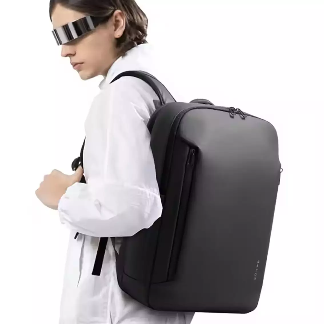 Bange BG3057 Tas Ransel Backpack Laptop Kerja Kuliah sekolah 15.6 Inch-BLACK