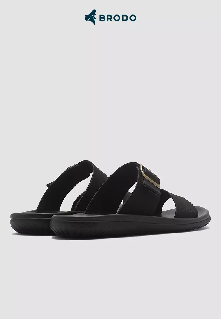 BRODO - Sandal Santoni Full Black