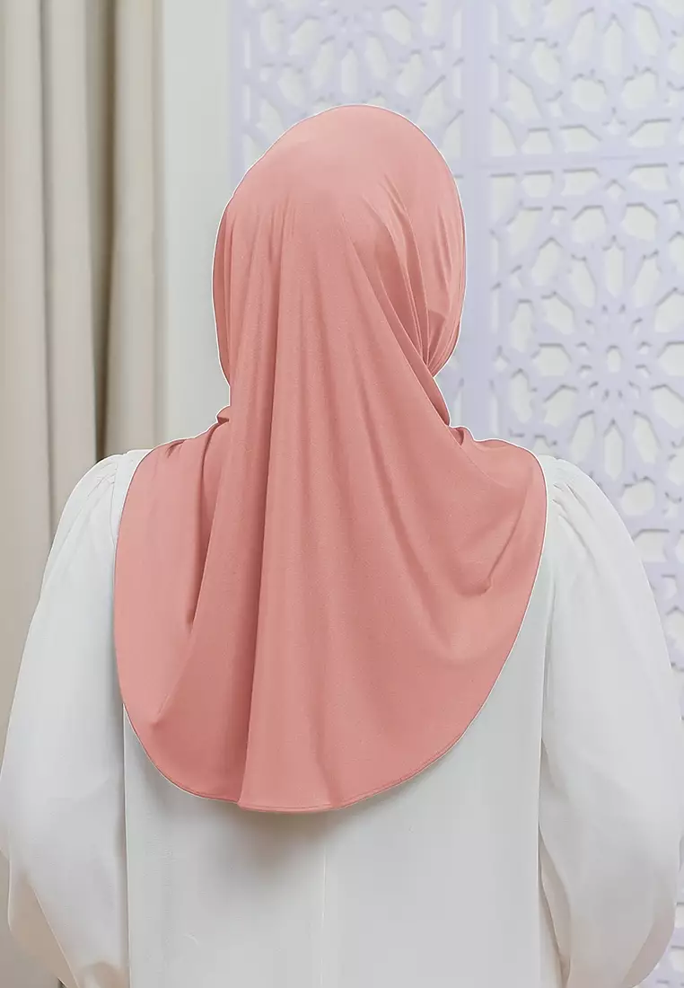 HIJAB INSTAN LUNA - PEACH